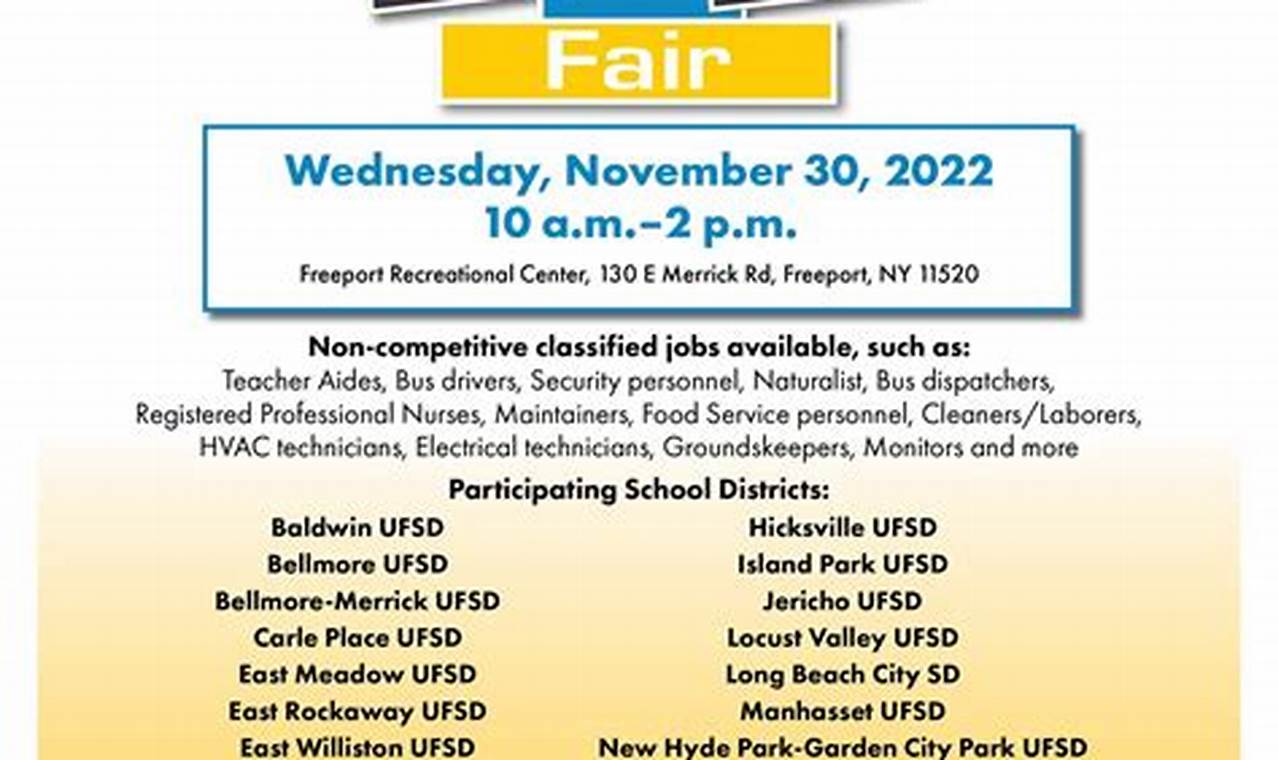 Nassau County Job Fair 2024