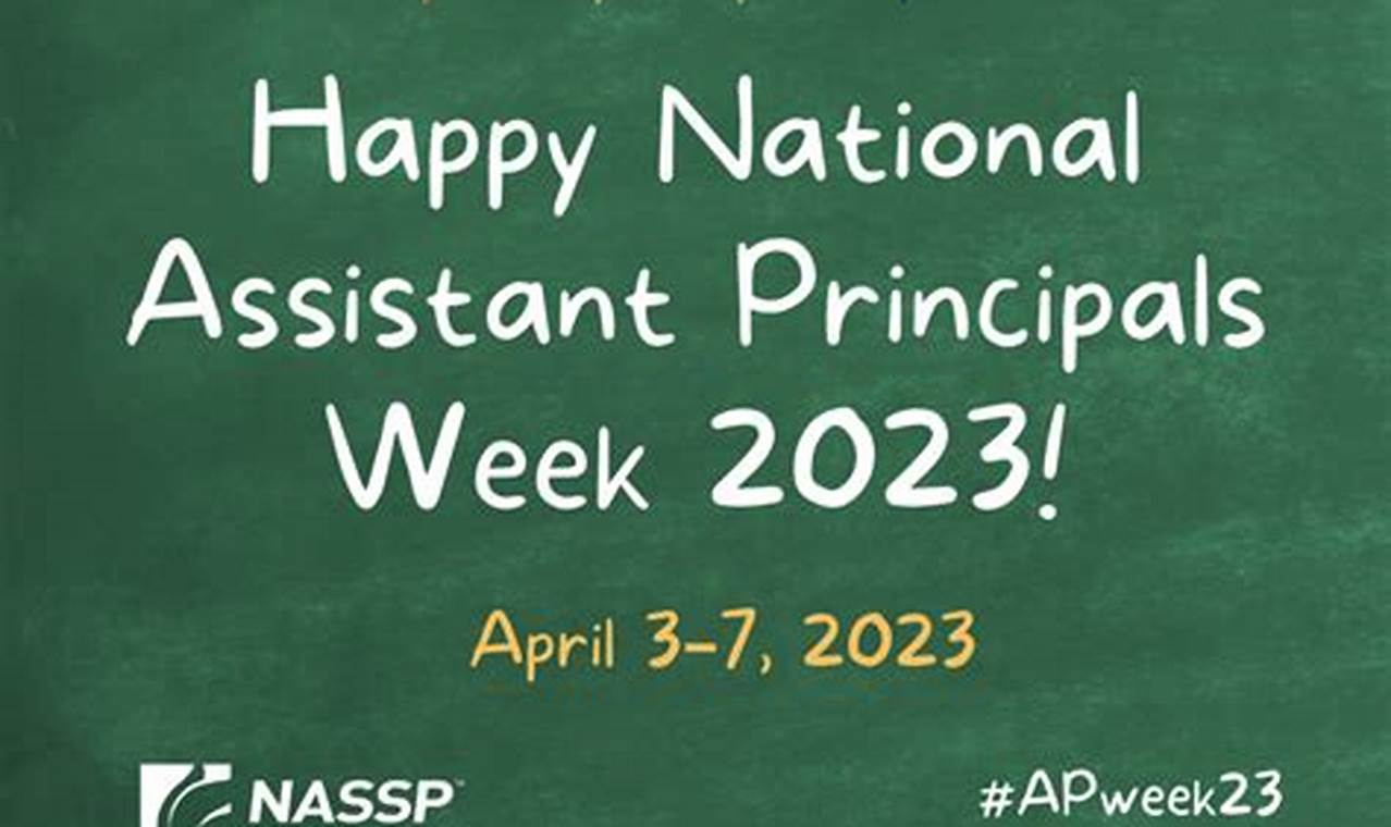National Assistant Principals Week 2024