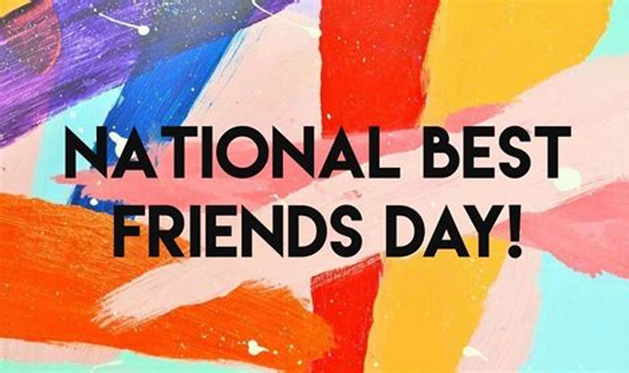 National Best Friends Day September 2024
