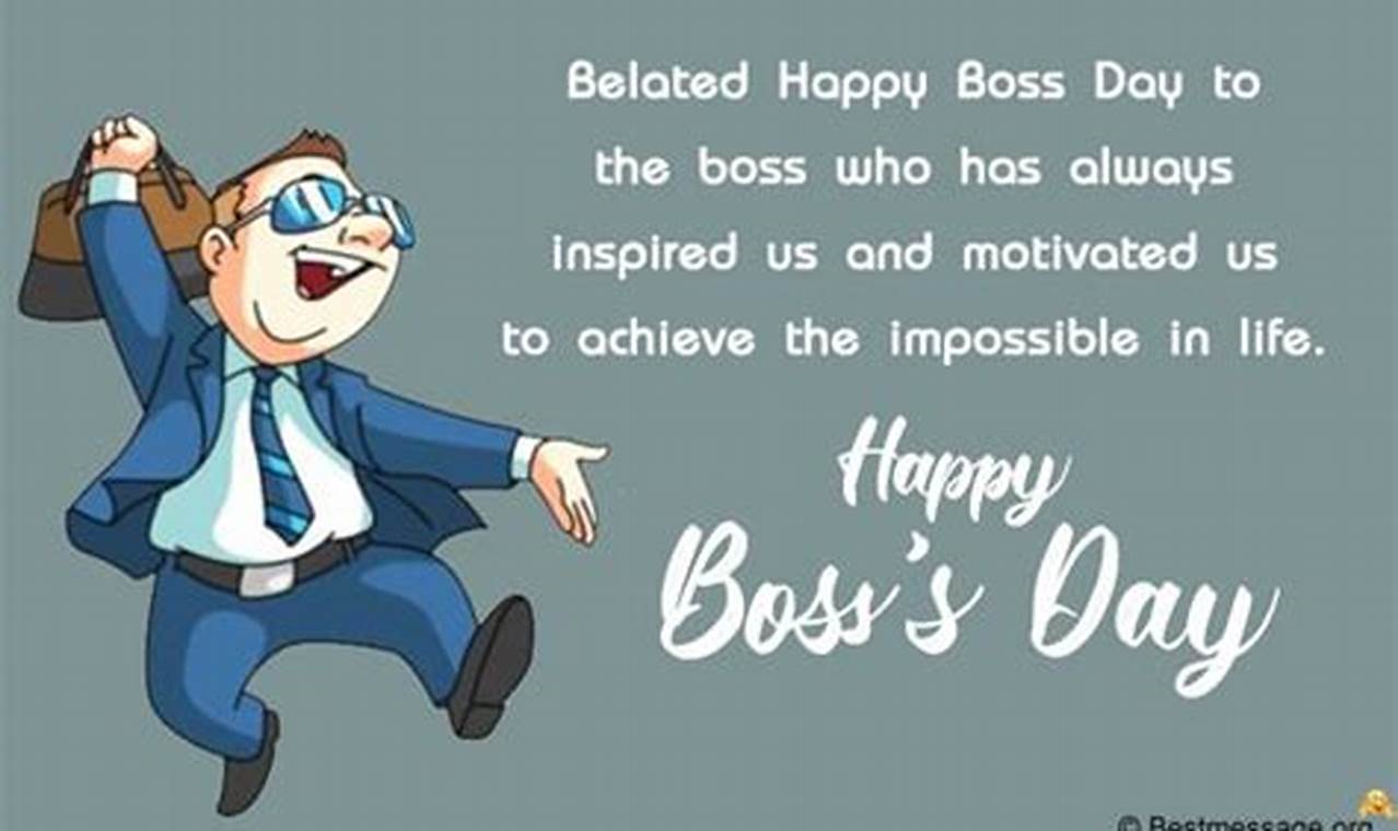 National Boss Day 2024 Wishes