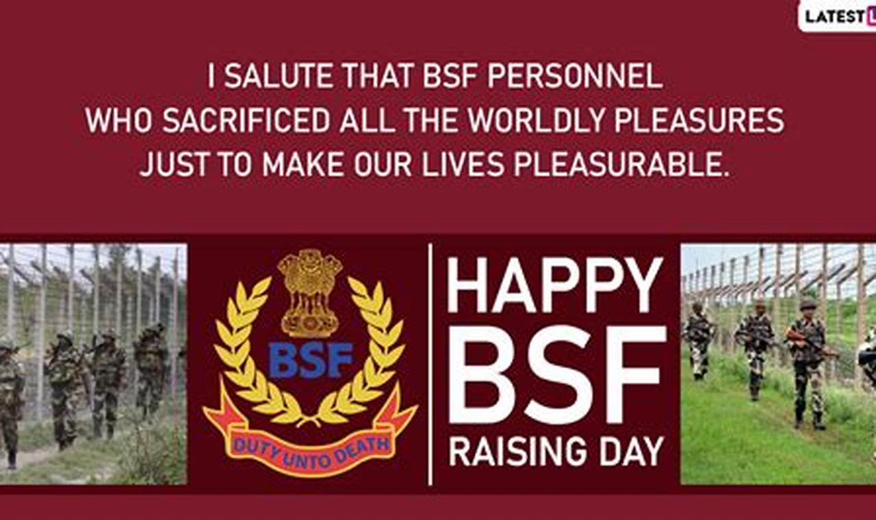 National Bsf Day 2024