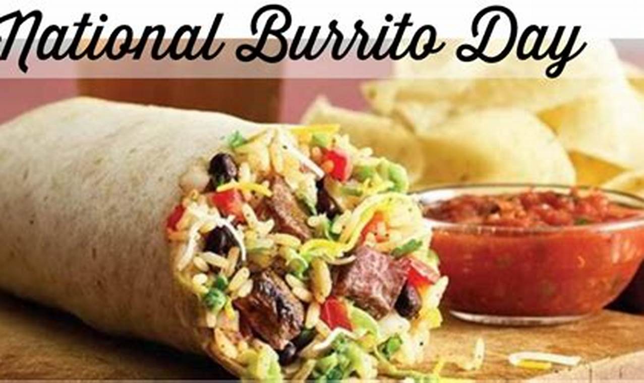 National Burrito Day Chipotle 2024