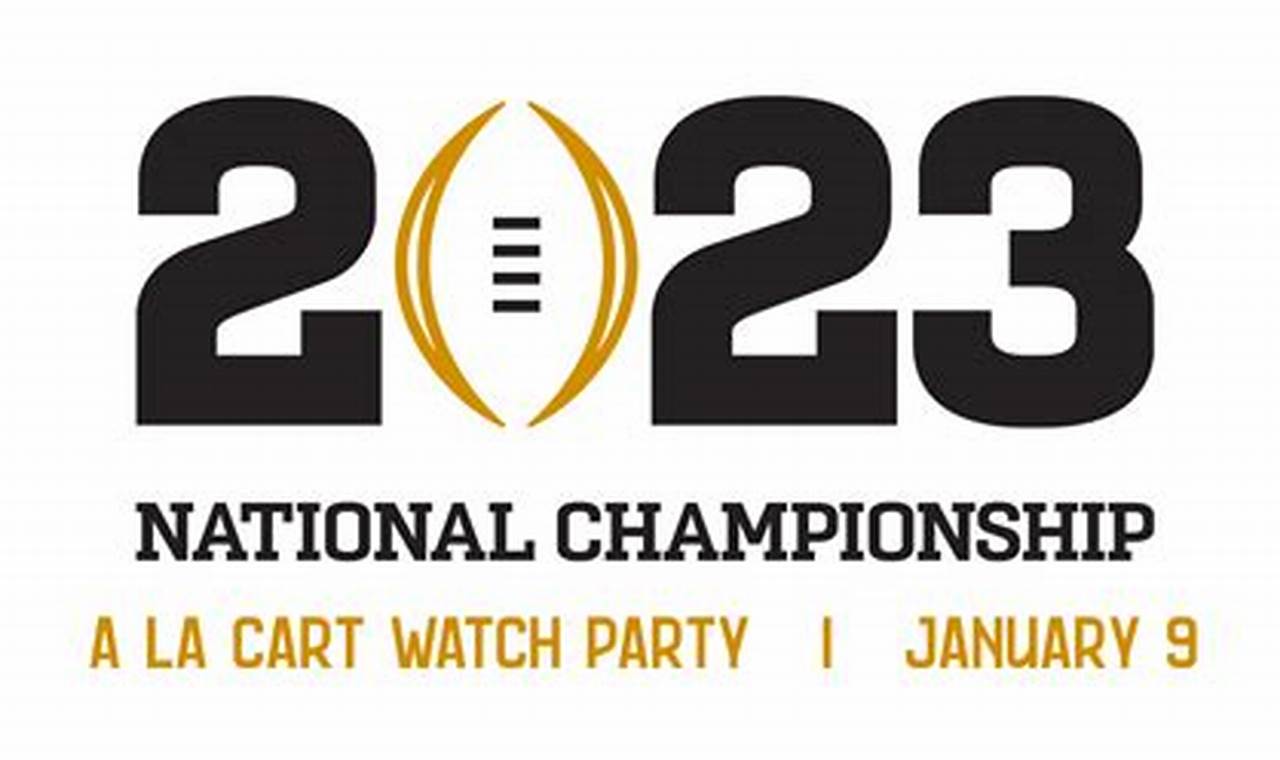 National Championship 2024 What Channel
