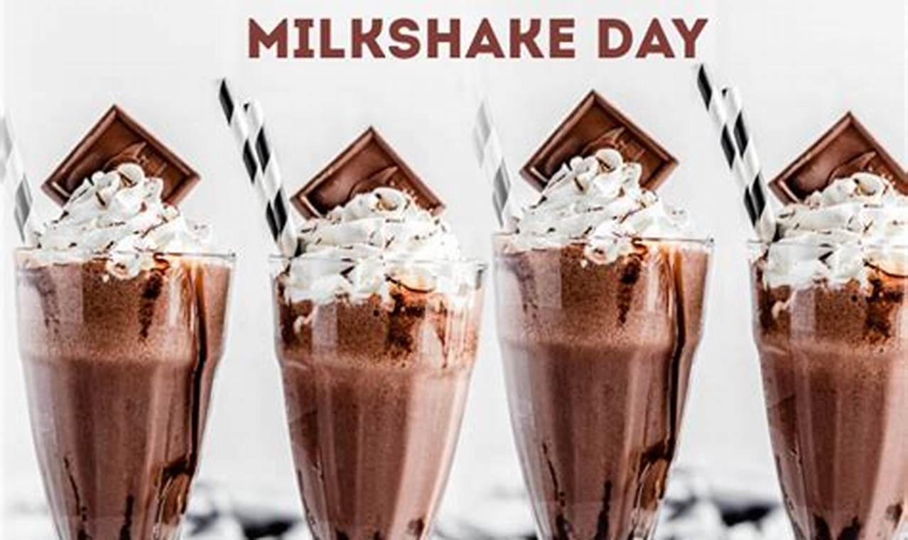 National Chocolate Milkshake Day 2024 Deals