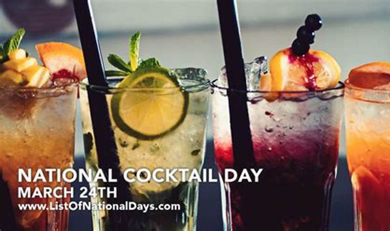 National Cocktail Day 2024 Uk Calendar