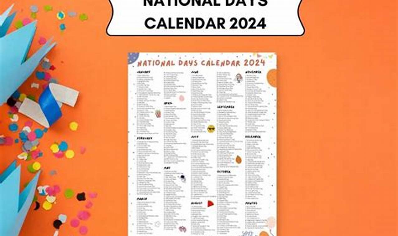 National Day Calender 2024