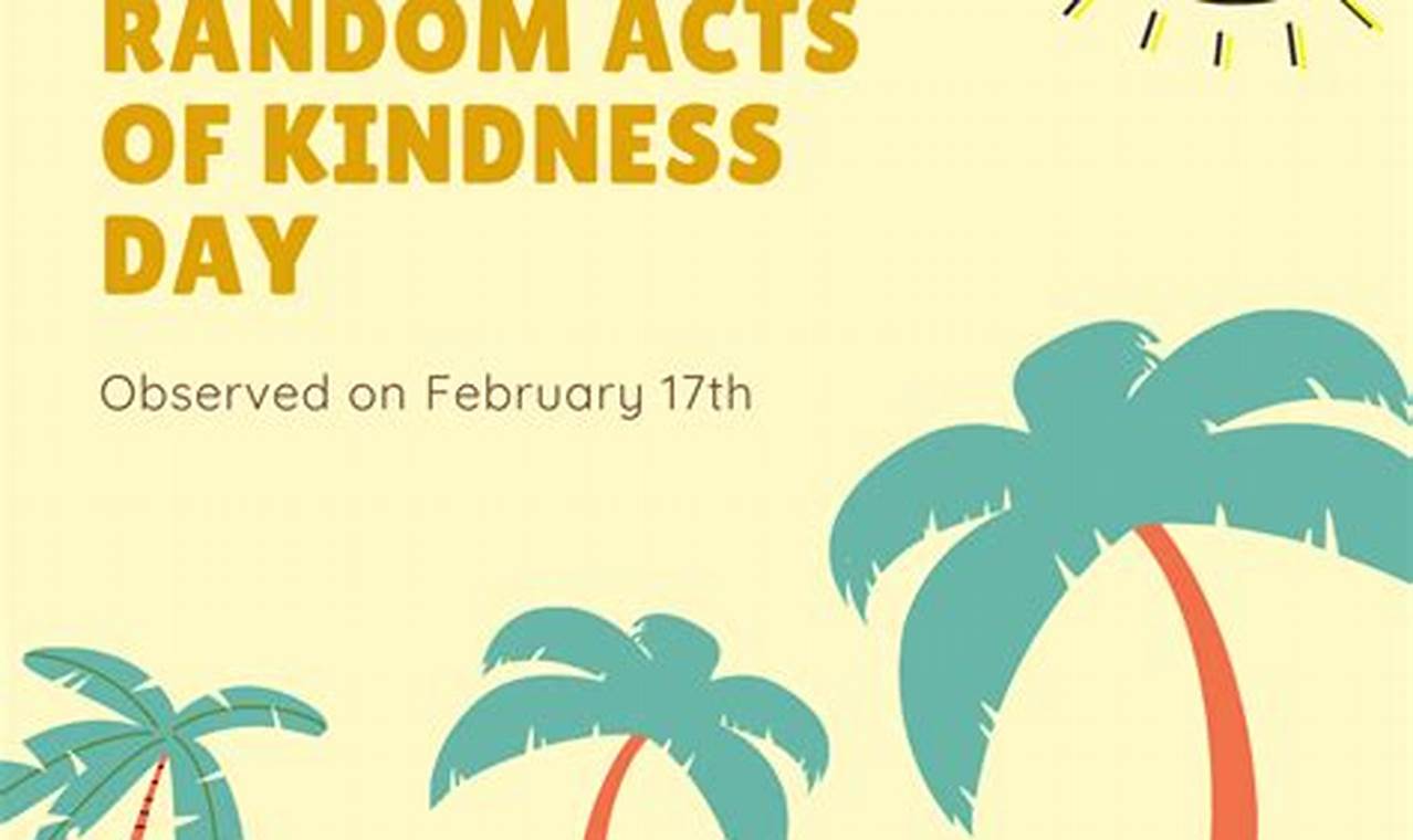 National Day Of Kindness 2024
