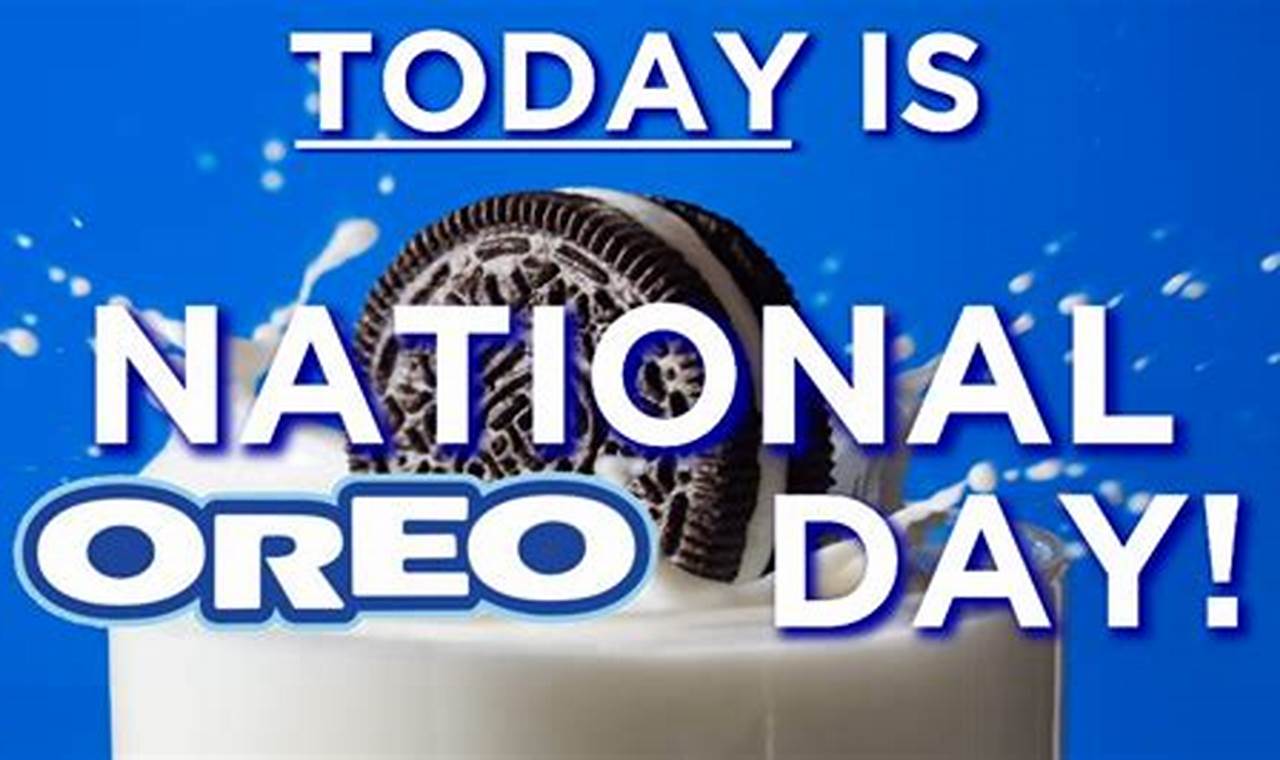 National Eat An Oreo Day 2024