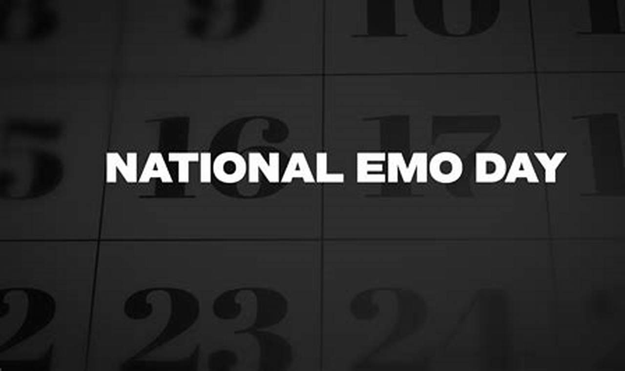 National Emo Day 2024