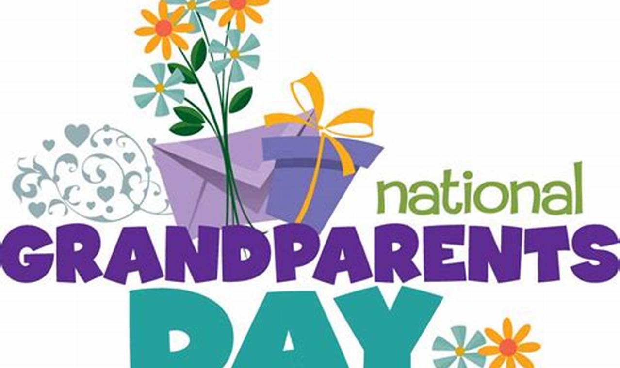 National Grandparents Day 2024 Clipart