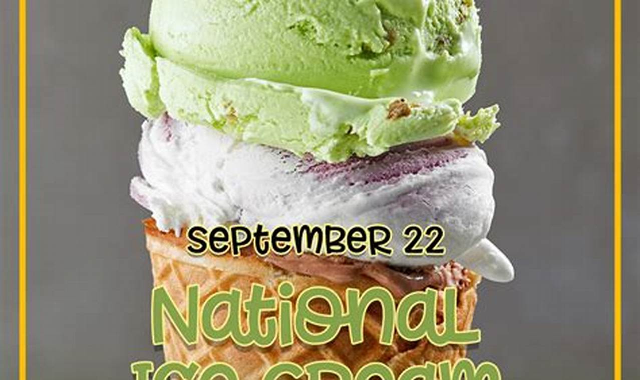 National Ice Cream Cone Day 2024