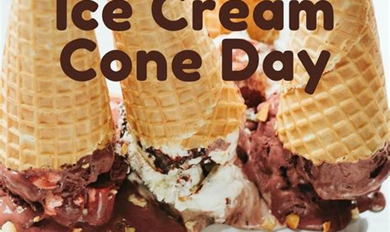 National Ice Cream Cone Day 2024 Deals