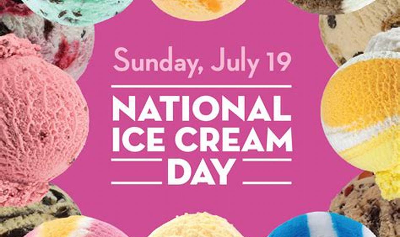 National Ice Cream Day 2024 Date