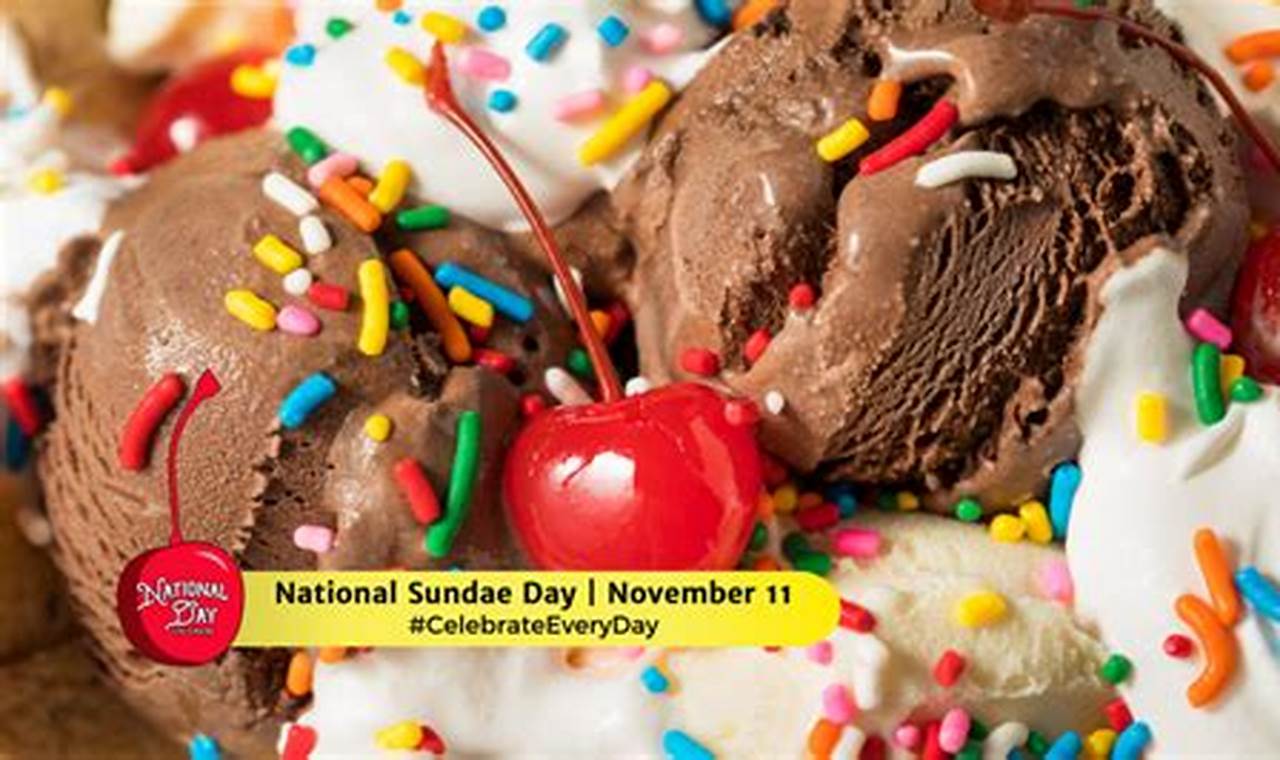 National Ice Cream Sundae Day 2024