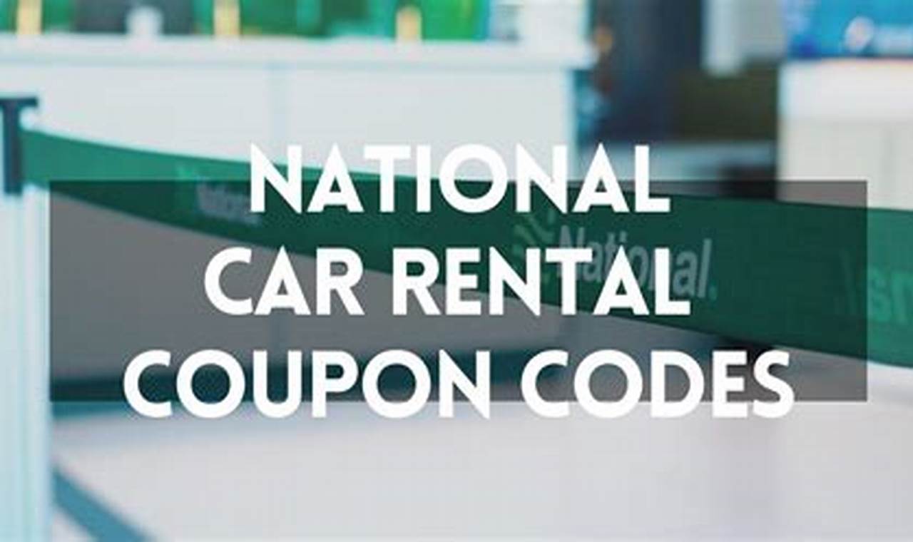 National Rental Car Coupon Code 2024