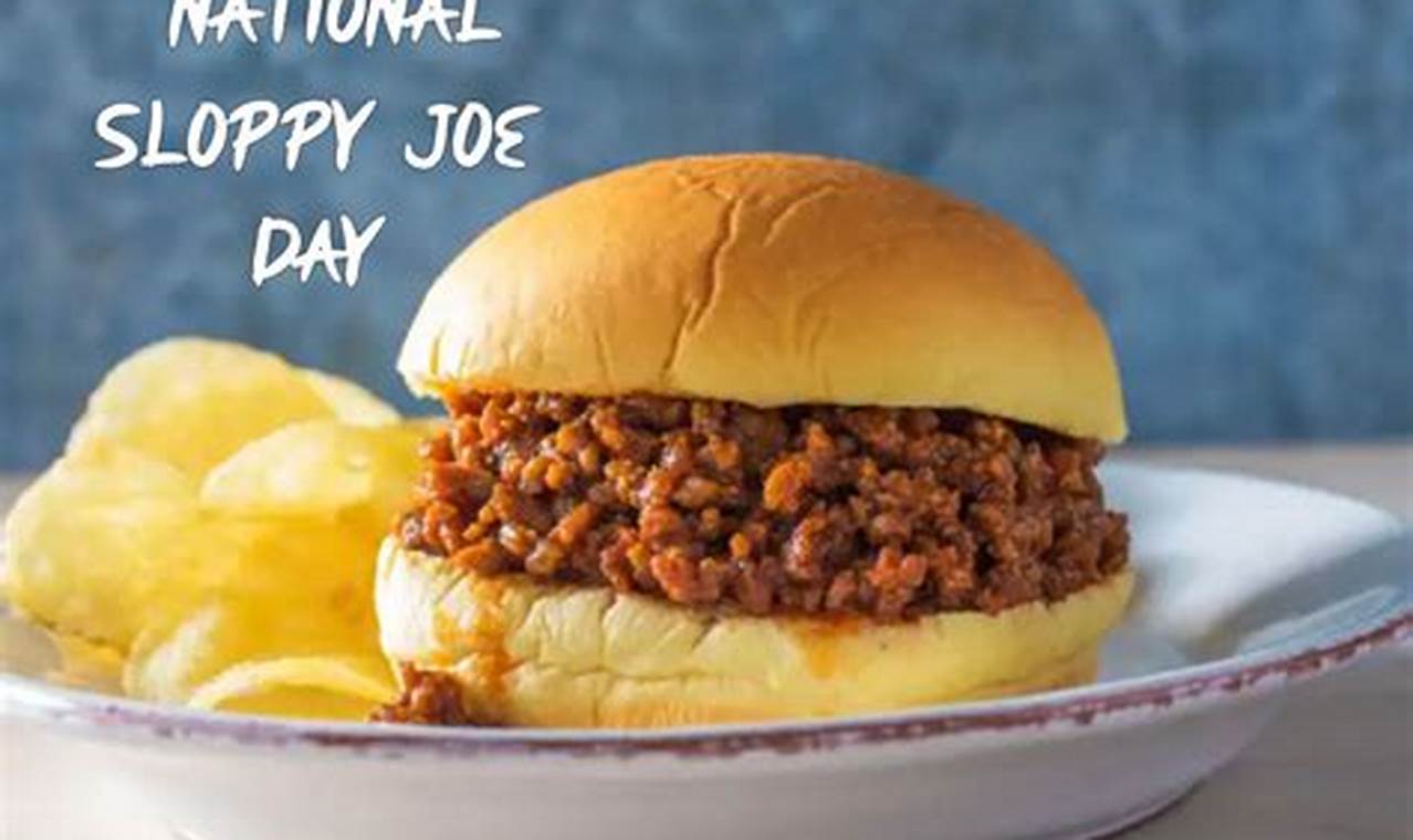 National Sloppy Joes Day 2024 Calendar
