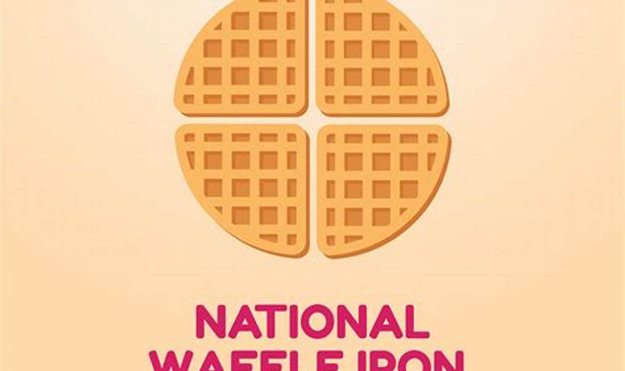 National Waffle Iron Day 2024 Images