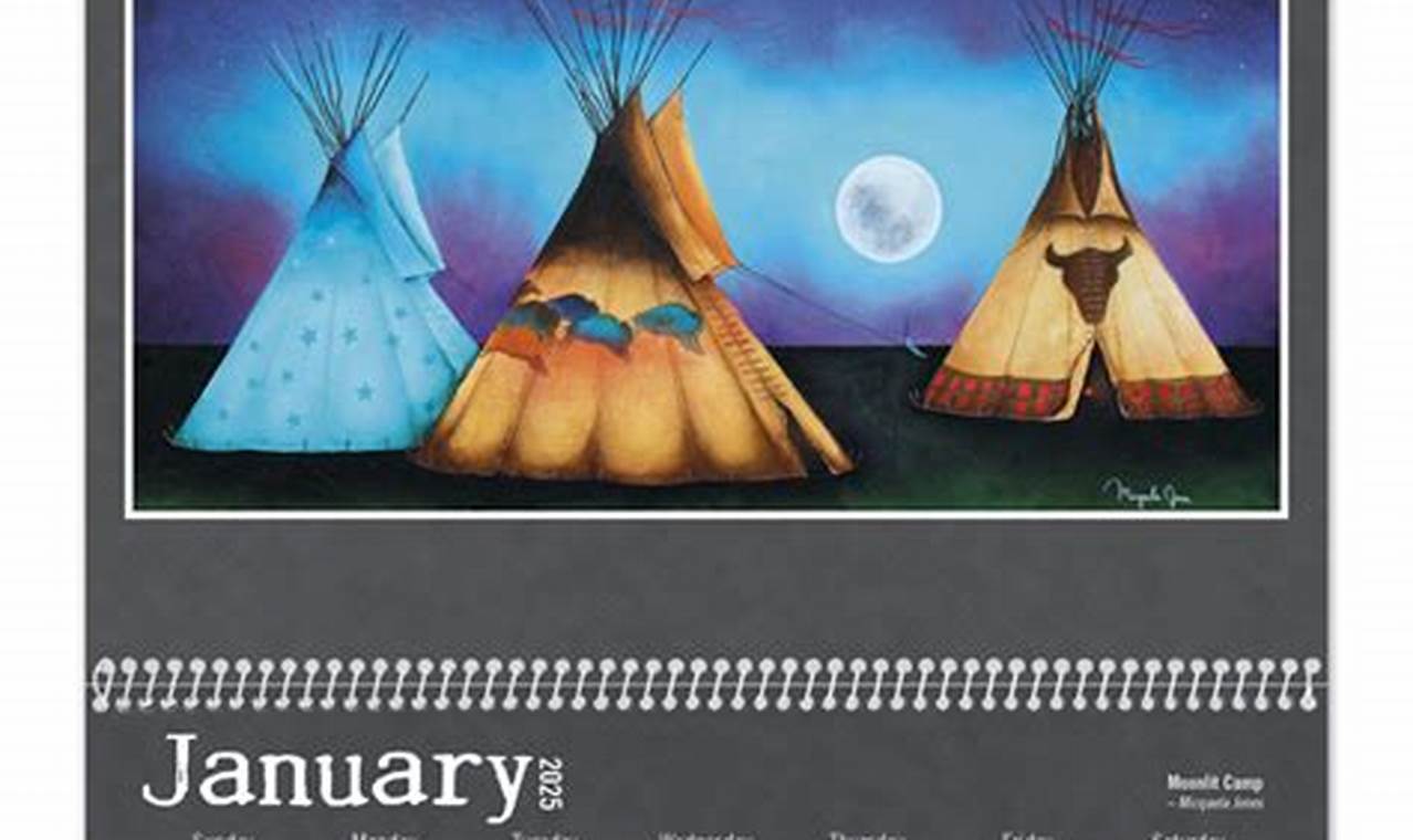 Native American Desk Calendars 2024