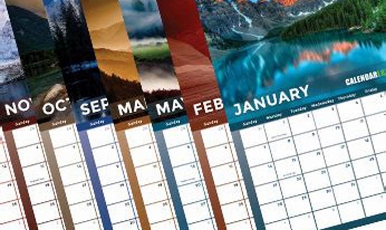 Nature Wall Calendar 2024