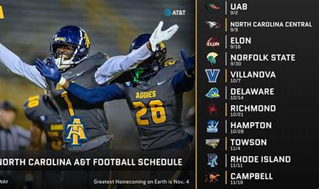Nc A&T Football Schedule 2024