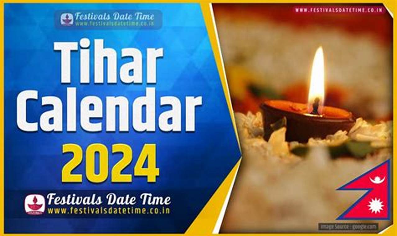 Nepali Calendar 2024 Tihar