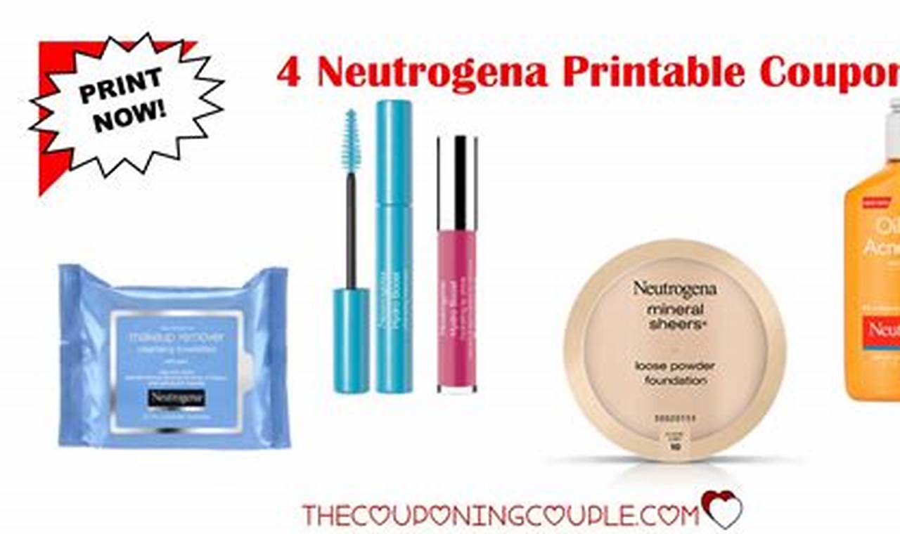 Neutrogena Coupons Printable 2024 Calendar