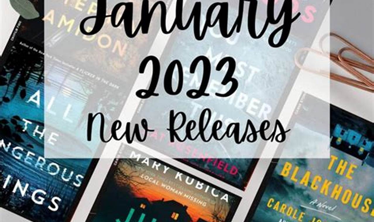 New Books Coming Out In January 2024