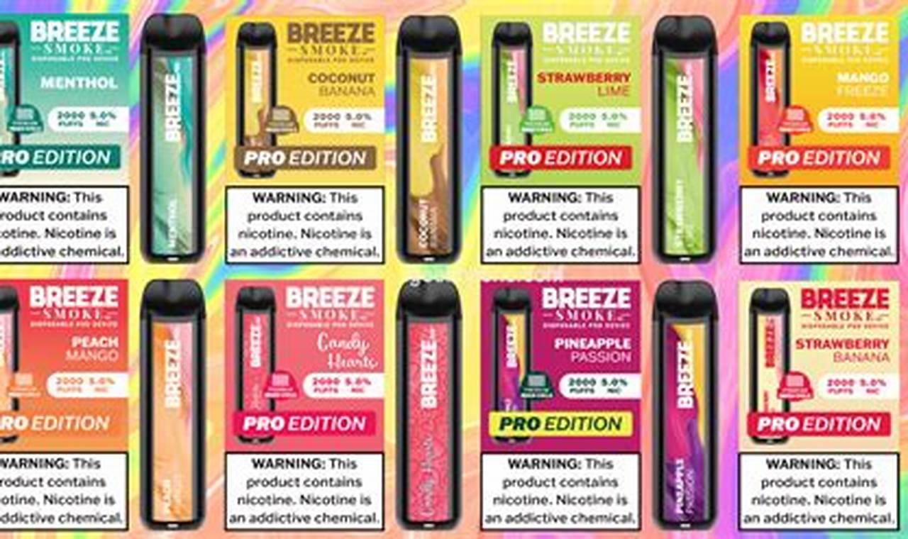 New Breeze Flavors 2024