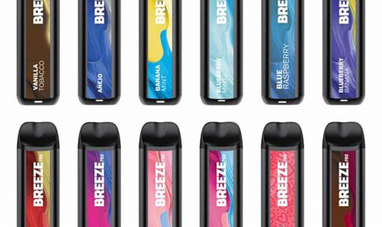 New Breeze Pro Flavors 2024