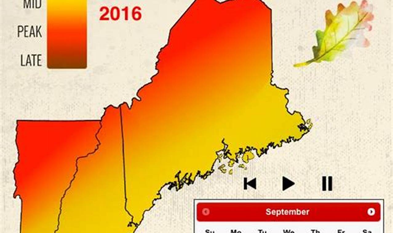 New England Leaf Peeping Calendar