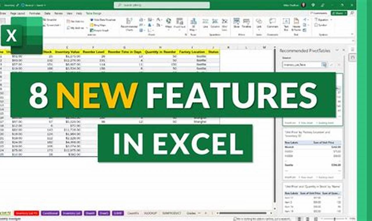 New Excel Features 2024 Download