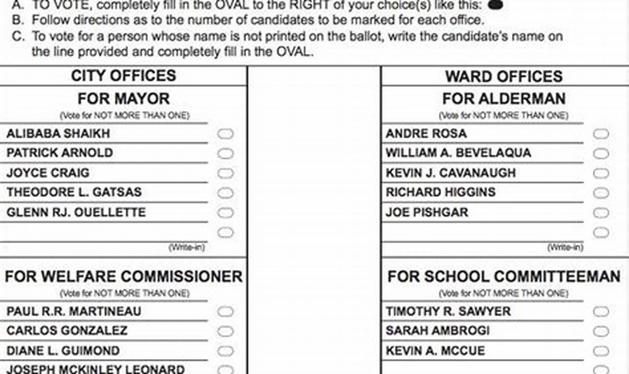 New Hampshire Primary 2024 Absentee Ballot