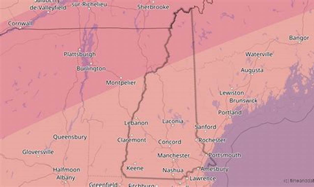 New Hampshire Total Eclipse 2024