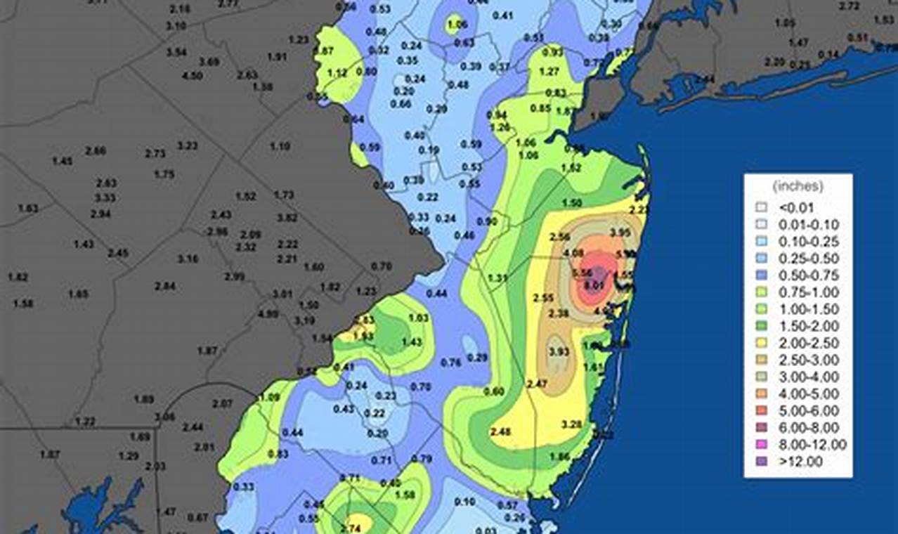 New Jersey Rainfall 2024
