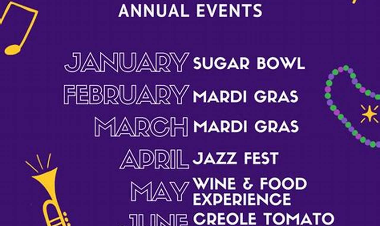 New Orleans Calendar Of Events April 2024