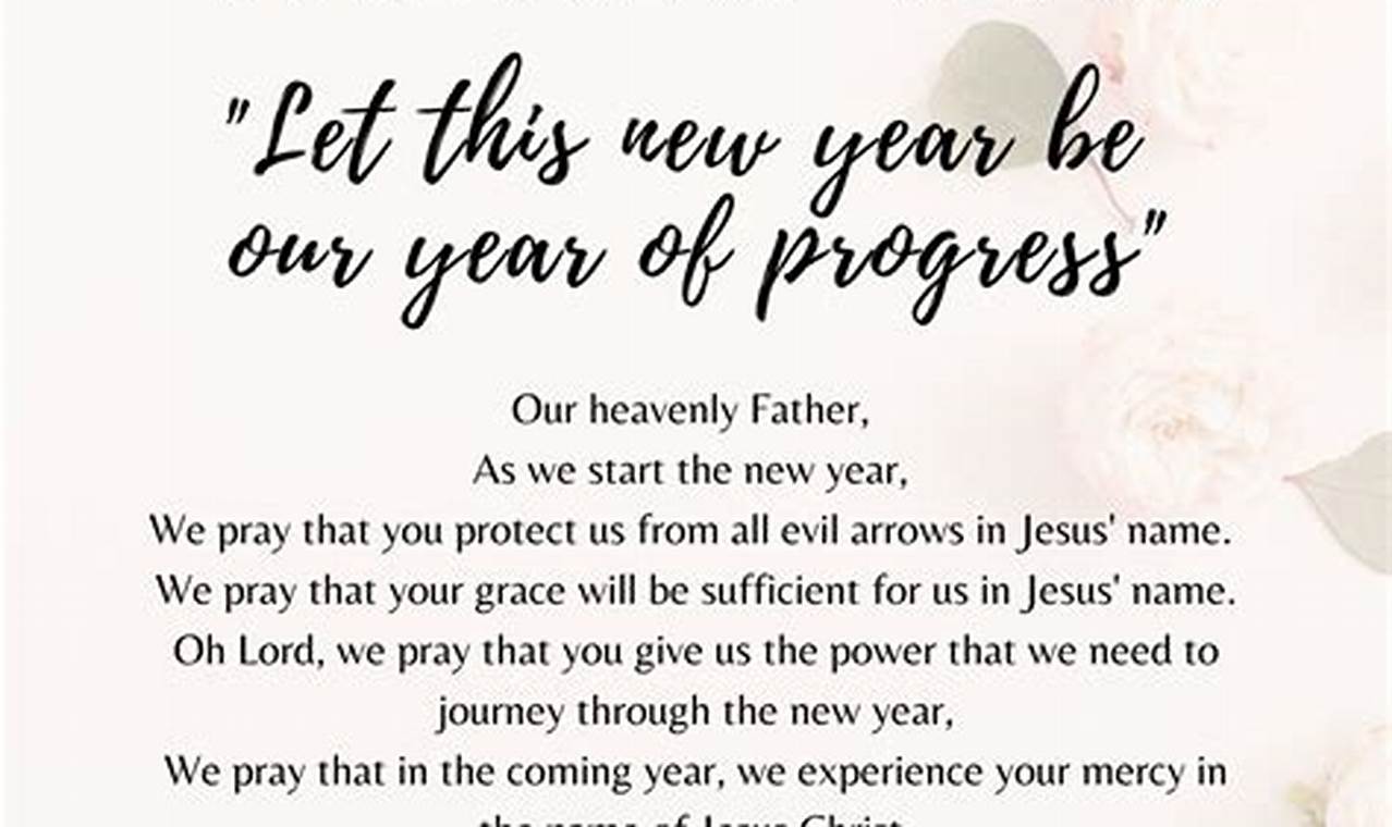 New Year Prayers 2024