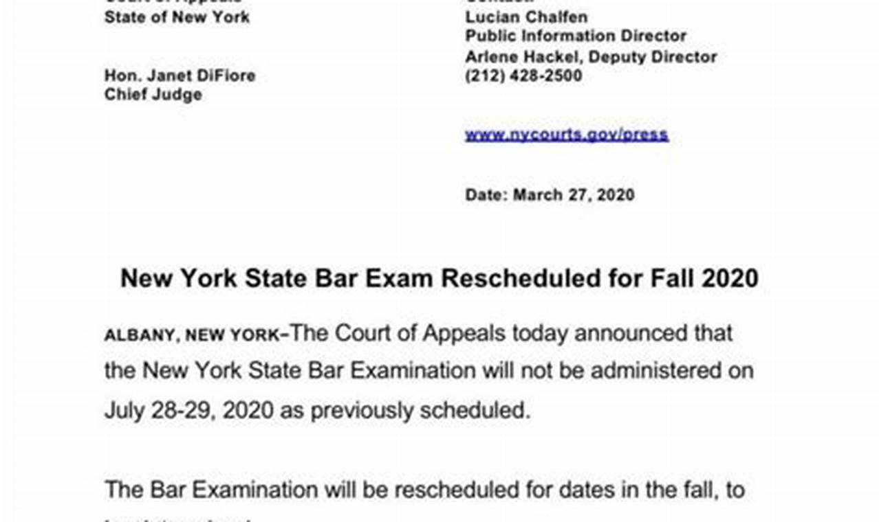 New York Bar Exam July 2024 Full