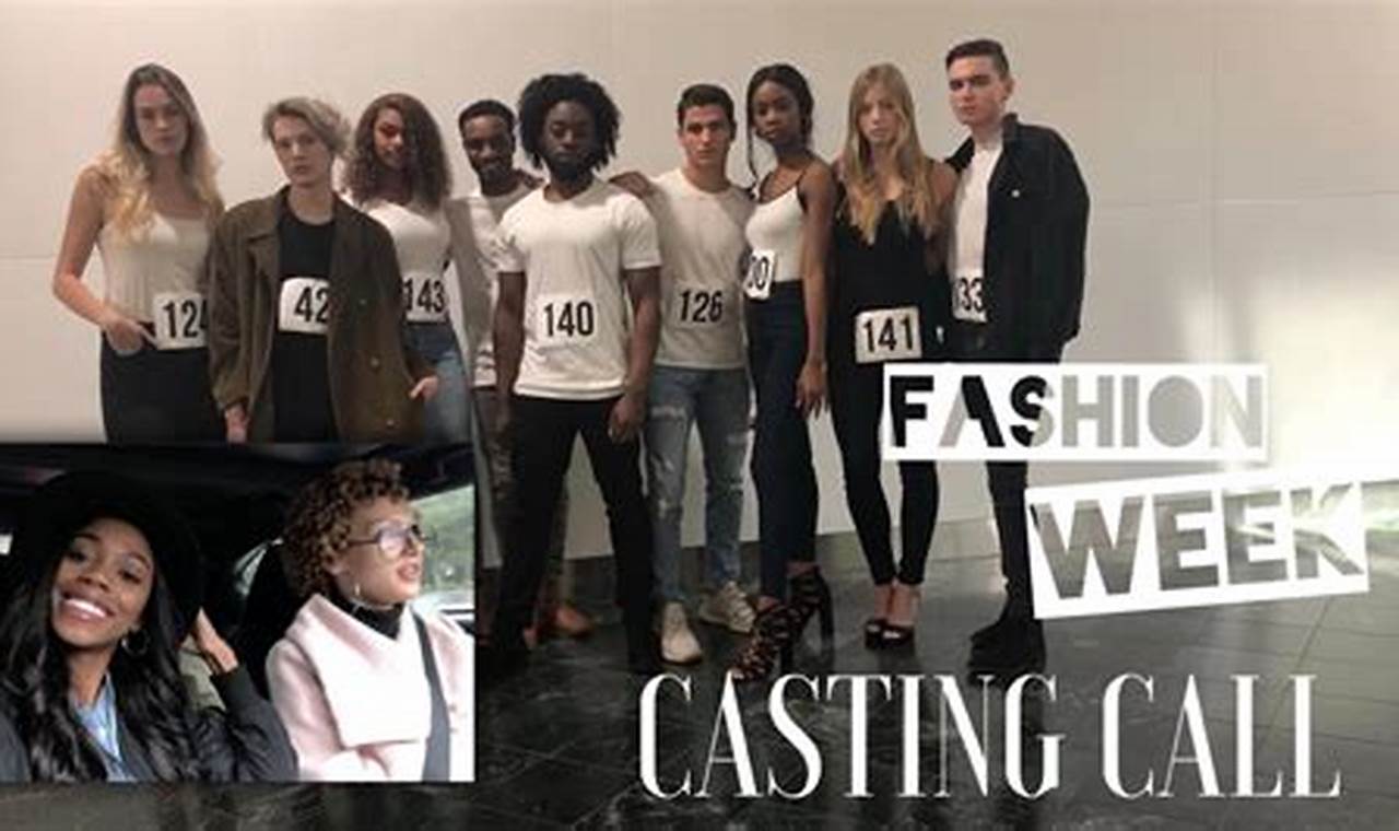 New York Fashion Week 2024 Model Casting