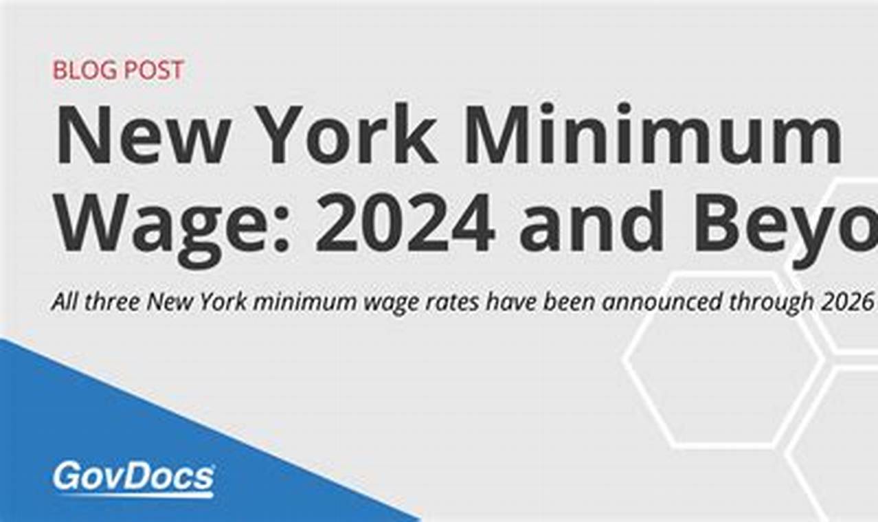 New York Minimum Salary 2024