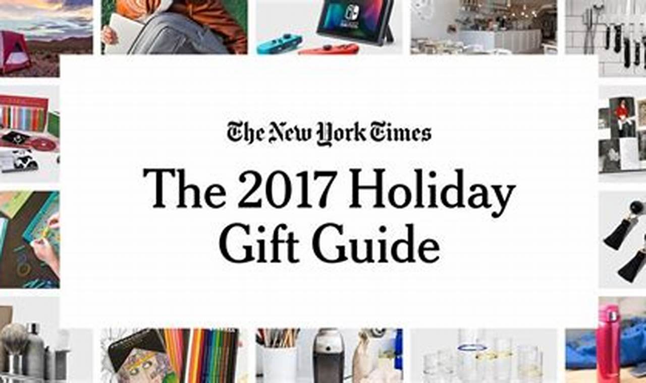 New York Times Holiday Gift Guide 2024 Free