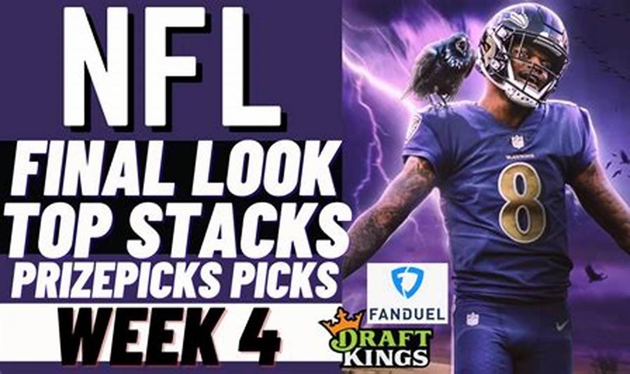 Nfl Fanduel Week 4 Stacks 2024