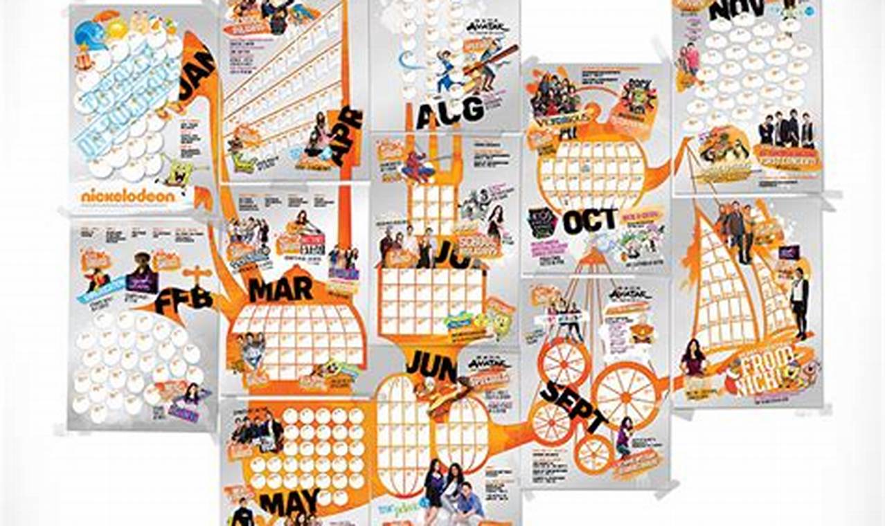 Nickelodeon Documentary 2024 Calendar