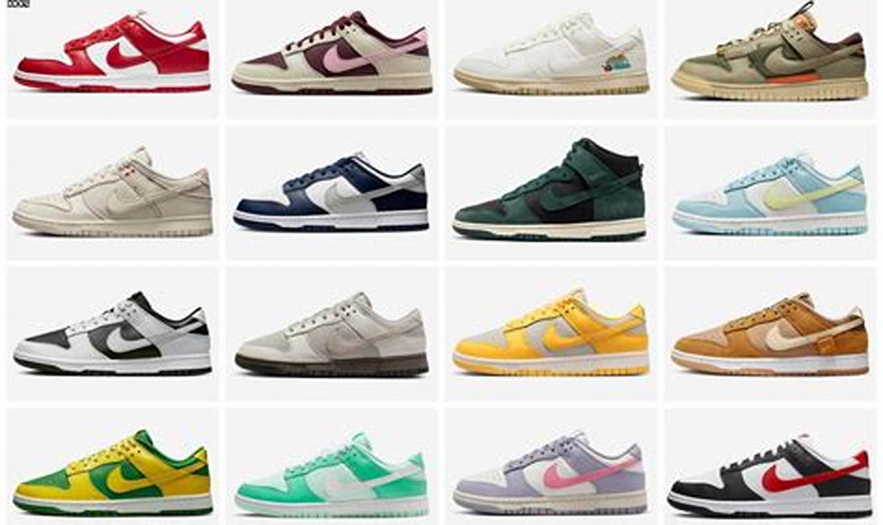 Nike Dunks Release Dates 2024