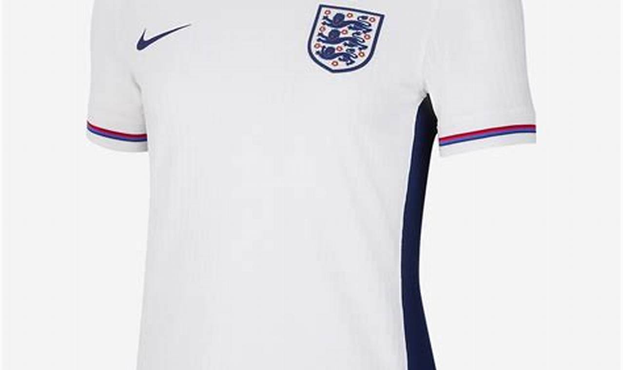 Nike England 2024 Home Shirt Size