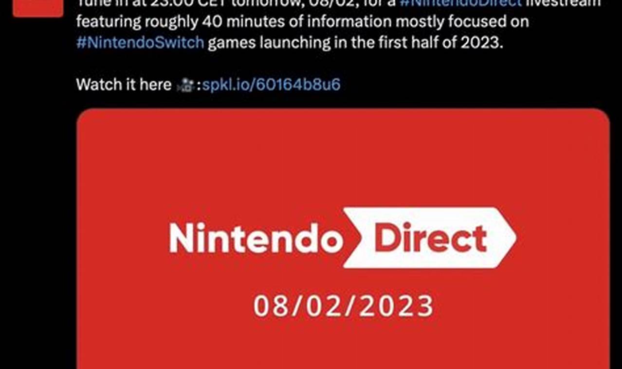 Nintendo Direct April 2024 Sale