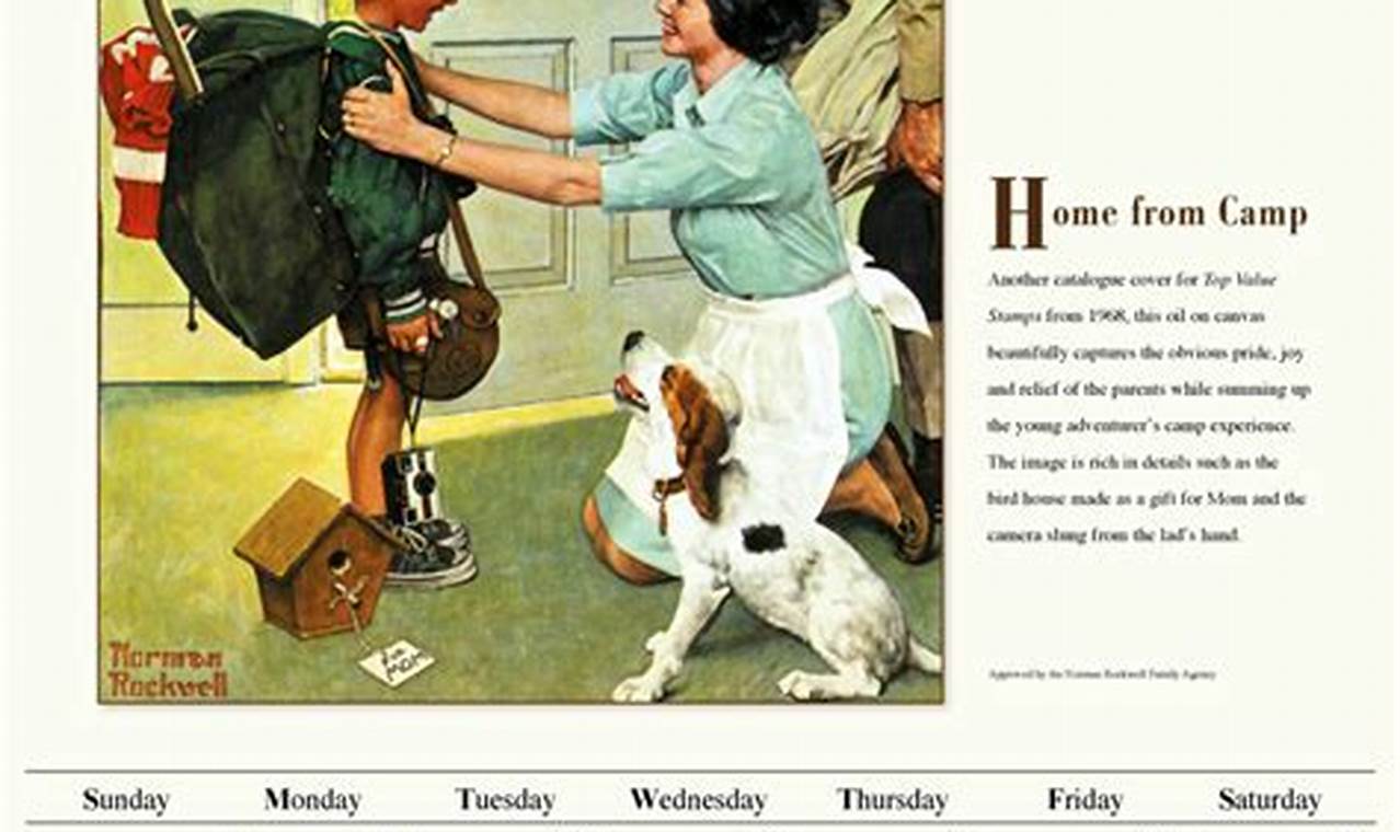 Norman Rockwell 2024 Calendars For Sale By Owner