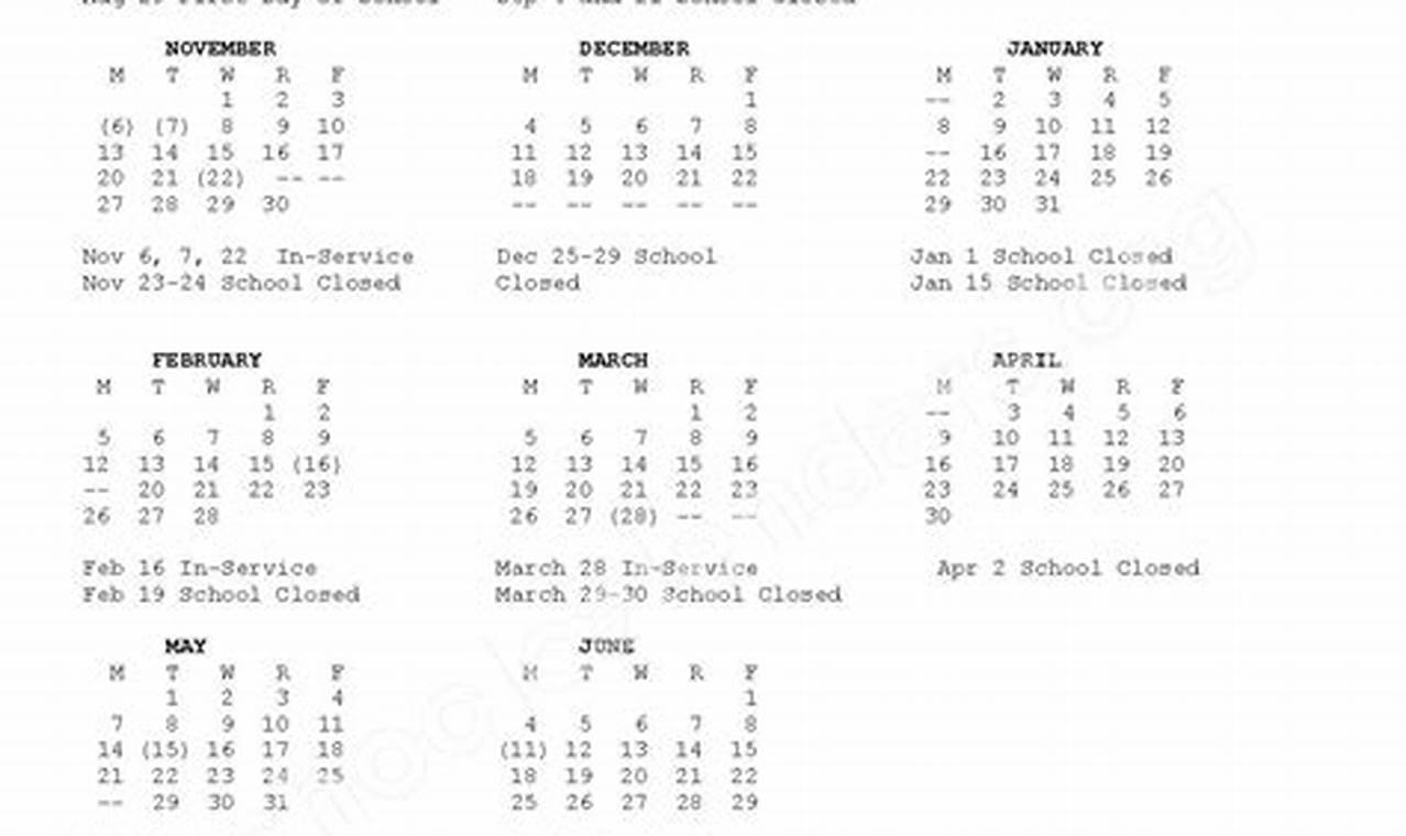 North Penn School District Calendar 2024-25