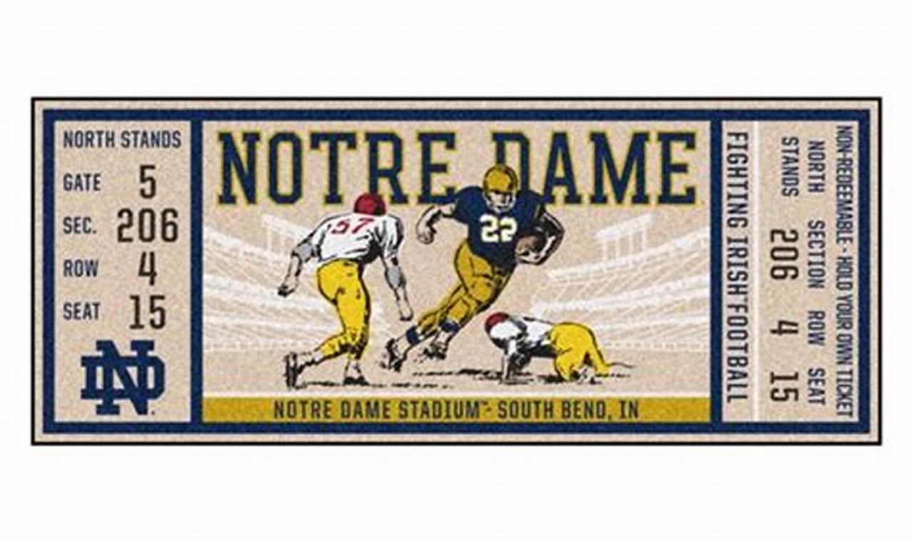 Notre Dame Football Tickets For 2024