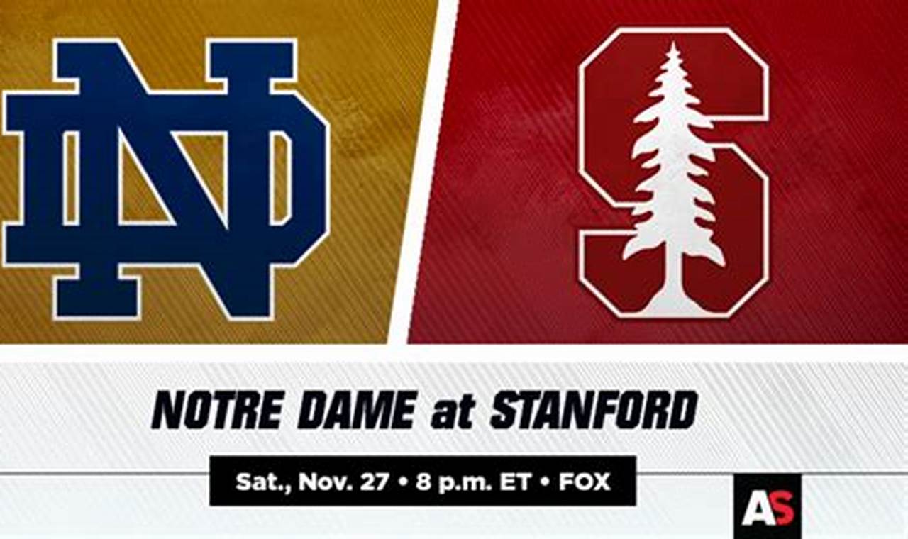 Notre Dame Vs Stanford 2024 Time