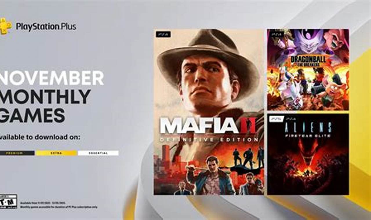 November 2024 Playstation Plus Games